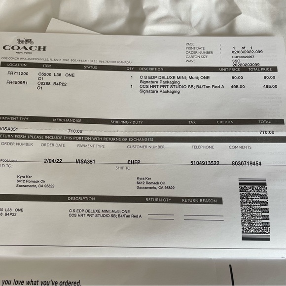 Coach Studio Shoulder Bag In Signature Canvas With Heart Print - Picture 6 of 6